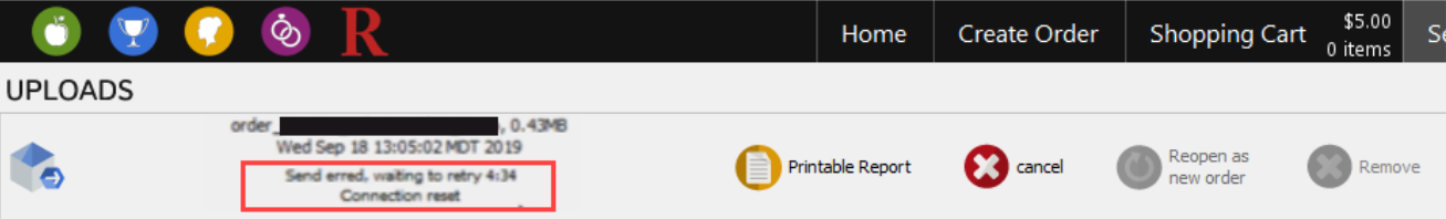 Error Fix - Send Erred, Waiting to Retry Connection Timed Out or Reset ...