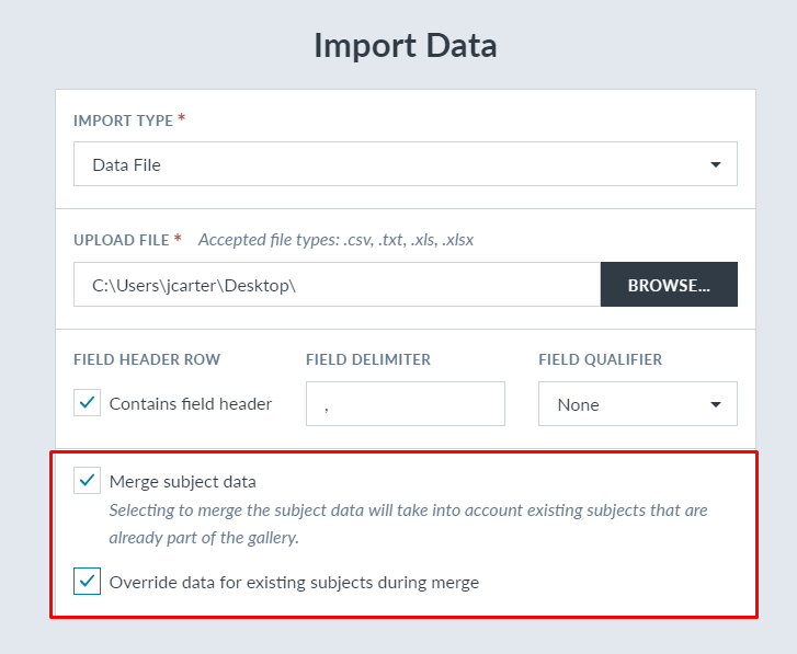 How to - Import Subject Info into a Job [Captura: Workflow]