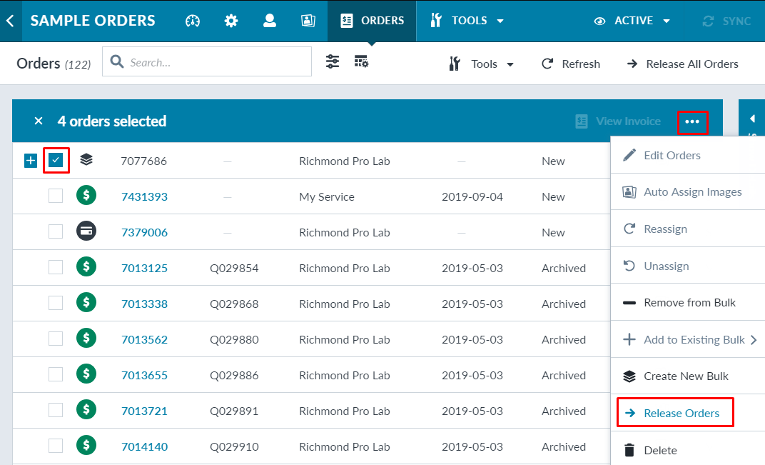 How to - Submitting Bulk Orders to the Lab [Captura: Workflow]