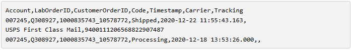 Order Status Retrieval API