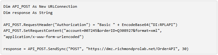 Order Status Retrieval API